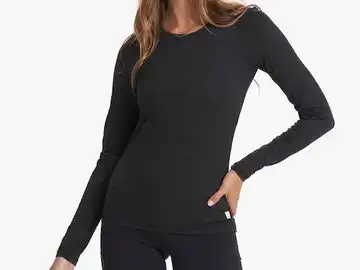 Affordable Women's Vuori Long Sleeve Lux Crew - VW1038-HBK 0130