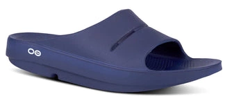 Cheap OOFOS OOahh Slide 1100-NAVY - Unisex 0217