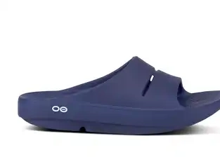 Cheap OOFOS OOahh Slide 1100-NAVY - Unisex 0217