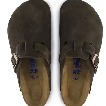 Cheap Men's Birkenstock Boston Suede Clog - BIRK-660461 Leather 0305